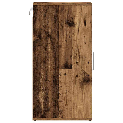 vidaXL Shoe Cabinets 2 pcs Old Wood 32x35x70 cm Engineered Wood