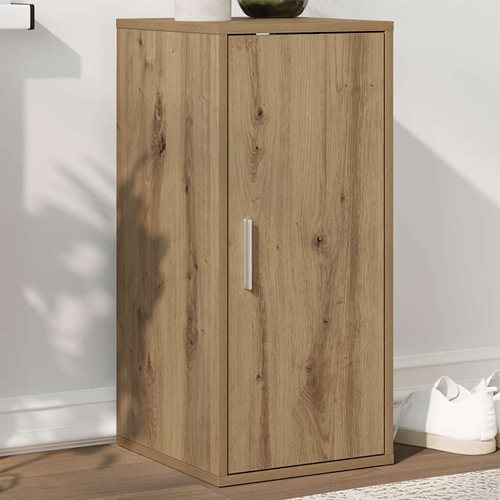vidaXL Shoe Cabinet Artisan Oak 32x35x70 cm Engineered Wood