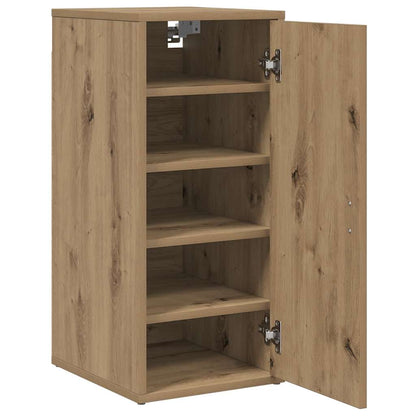 vidaXL Shoe Cabinet Artisan Oak 32x35x70 cm Engineered Wood