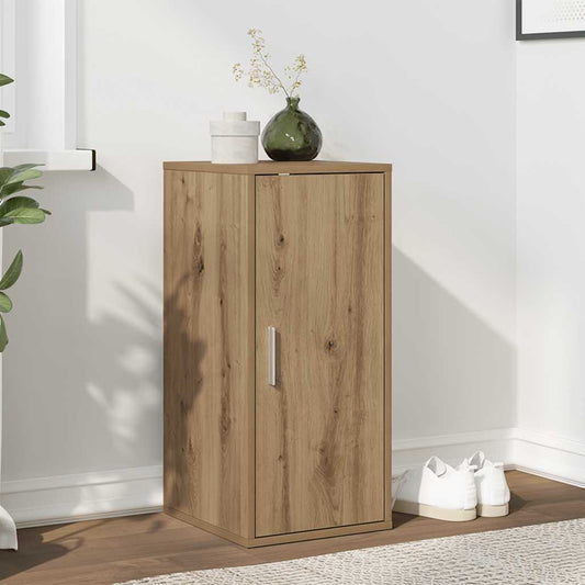 vidaXL Shoe Cabinet Artisan Oak 32x35x70 cm Engineered Wood
