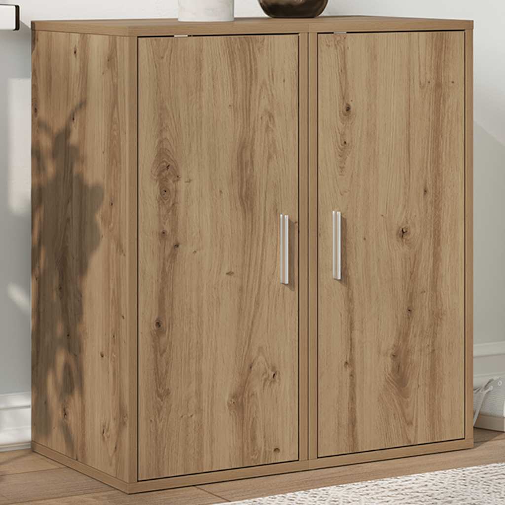 vidaXL Shoe Cabinets 2 pcs Artisan Oak 32x35x70 cm Engineered Wood
