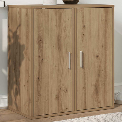vidaXL Shoe Cabinets 2 pcs Artisan Oak 32x35x70 cm Engineered Wood