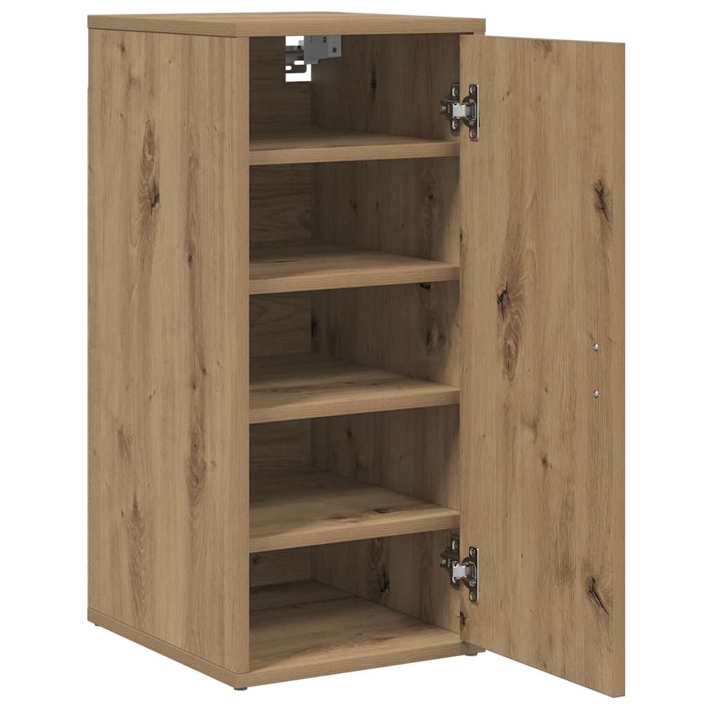 vidaXL Shoe Cabinets 2 pcs Artisan Oak 32x35x70 cm Engineered Wood