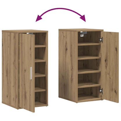 vidaXL Shoe Cabinets 2 pcs Artisan Oak 32x35x70 cm Engineered Wood