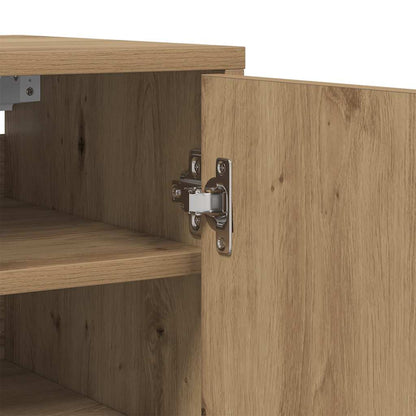 vidaXL Shoe Cabinets 2 pcs Artisan Oak 32x35x70 cm Engineered Wood