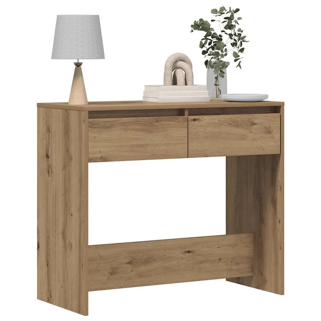 vidaXL Console Table Artisan Oak 89x41x76.5 cm Engineered Wood