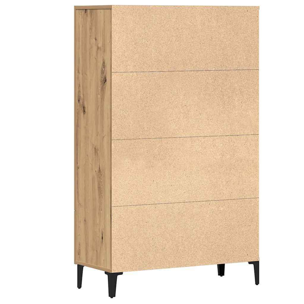 vidaXL Highboard Artisan Oak 70x31x115 cm Engineered Wood