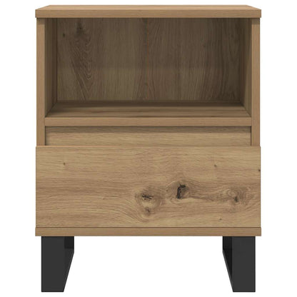 vidaXL Bedside Cabinet Artisan Oak 40x35x50 cm Engineered Wood