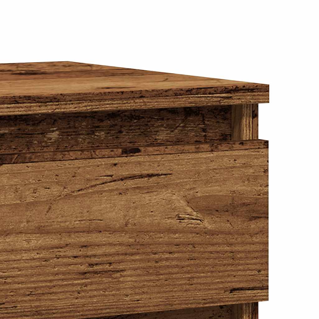 vidaXL Bedside Cabinet Old Wood 40x35x50 cm Engineered Wood