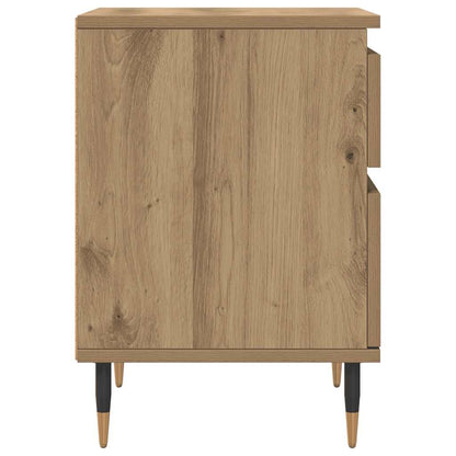 vidaXL Bedside Cabinets 2 pcs Artisan Oak 40x35x50 cm Engineered Wood