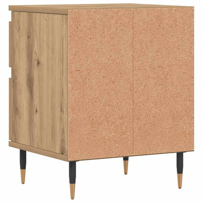 vidaXL Bedside Cabinets 2 pcs Artisan Oak 40x35x50 cm Engineered Wood