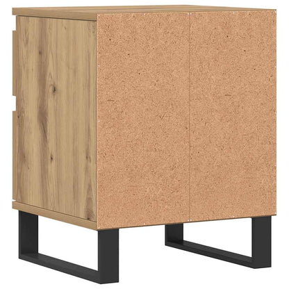 vidaXL Bedside Cabinets 2 pcs Artisan Oak 40x35x50 cm Engineered Wood