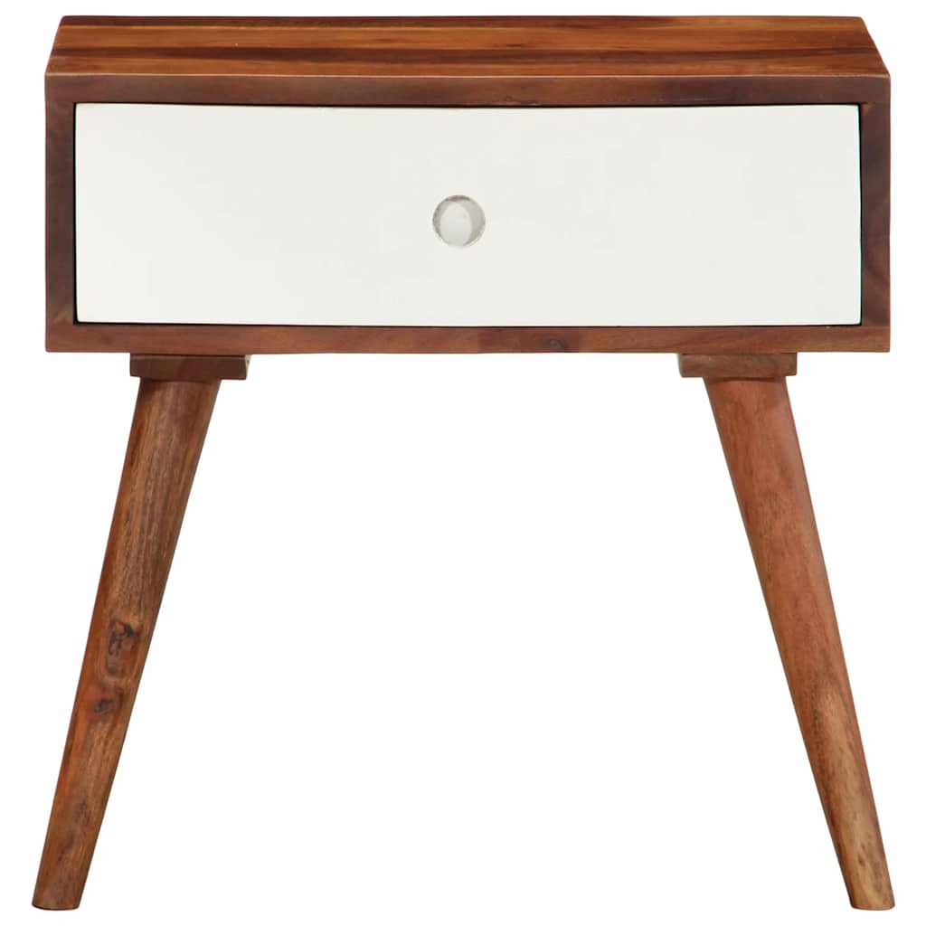 vidaXL Side Table 45x30x45 cm Solid Wood Acacia