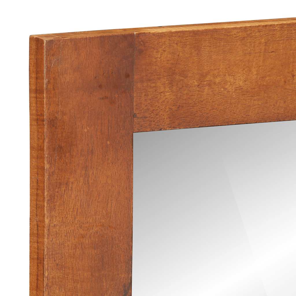 vidaXL Wall Mirror with Drawers 60x33x90 cm Solid Wood Acacia