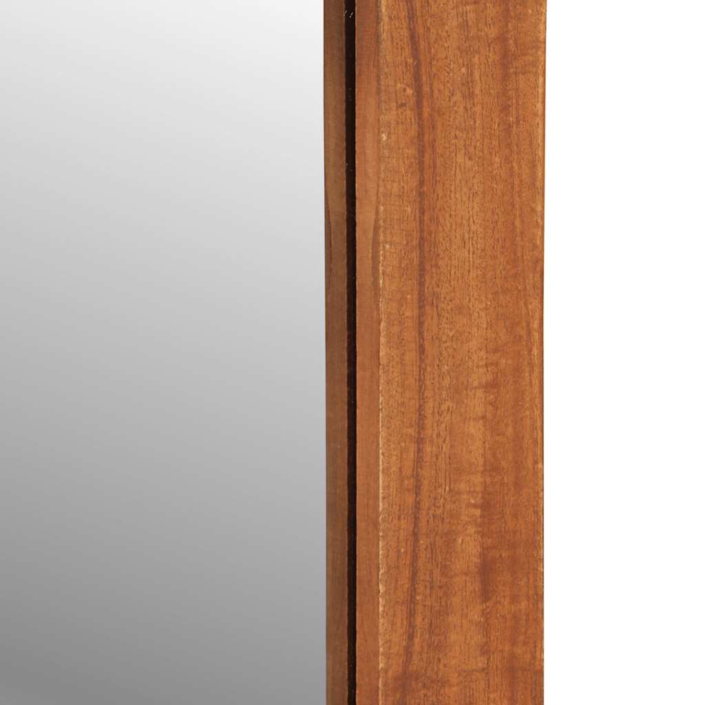 vidaXL Wall Mirror with Drawers 60x33x90 cm Solid Wood Acacia