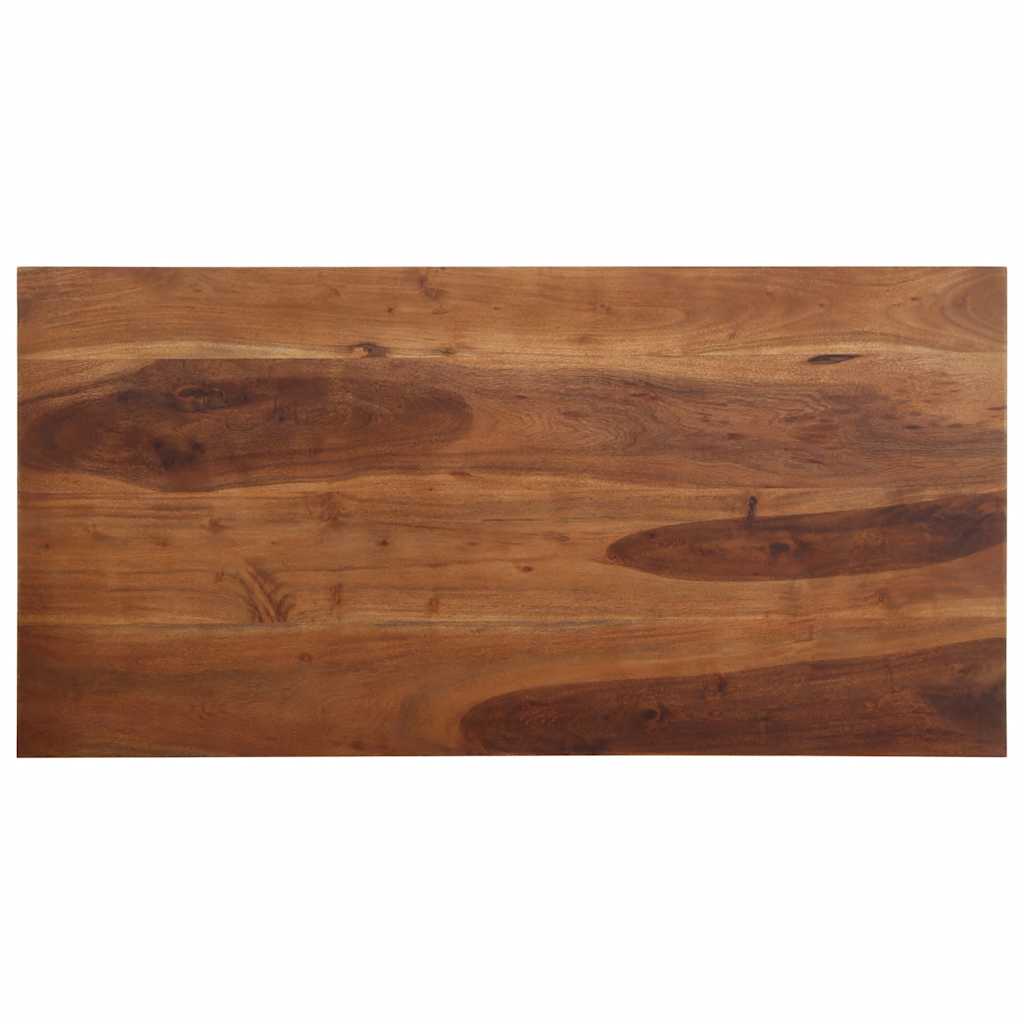 vidaXL Dining Table 120x60x76 cm Solid Wood Acacia