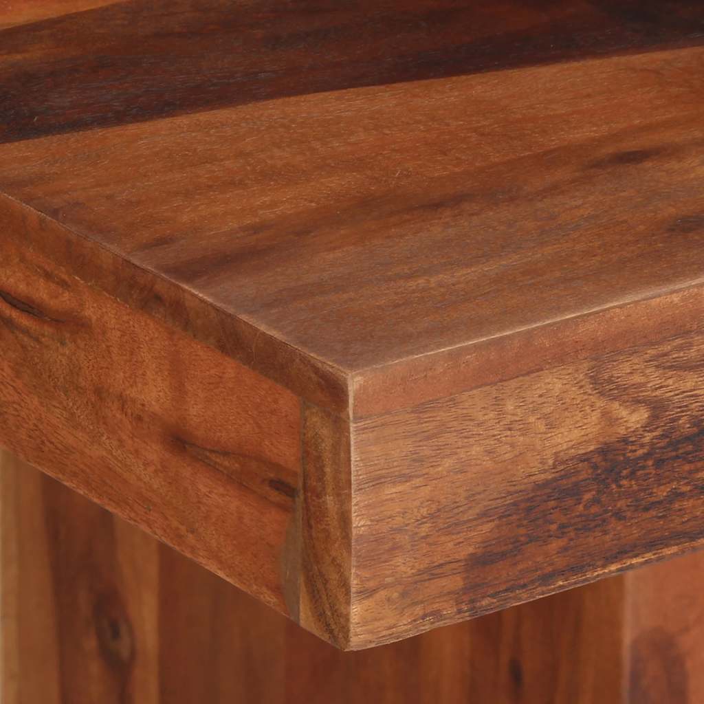 vidaXL Dining Table 120x120x77 cm Solid Wood Acacia