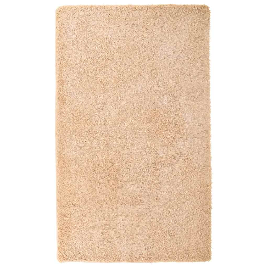 vidaXL Shaggy Rug High Pile NAVARRA Beige 60x100 cm Polyester