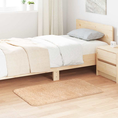 vidaXL Shaggy Rug High Pile NAVARRA Beige 60x100 cm Polyester