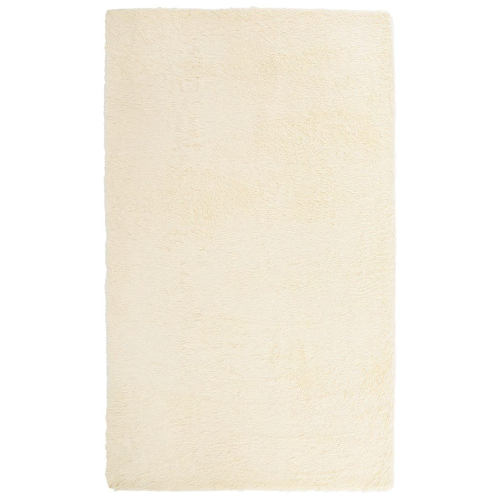 vidaXL Shaggy Rug High Pile NAVARRA Cream 60x100 cm Polyester