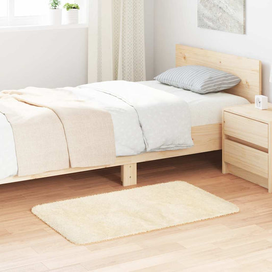 vidaXL Shaggy Rug High Pile NAVARRA Cream 60x100 cm Polyester