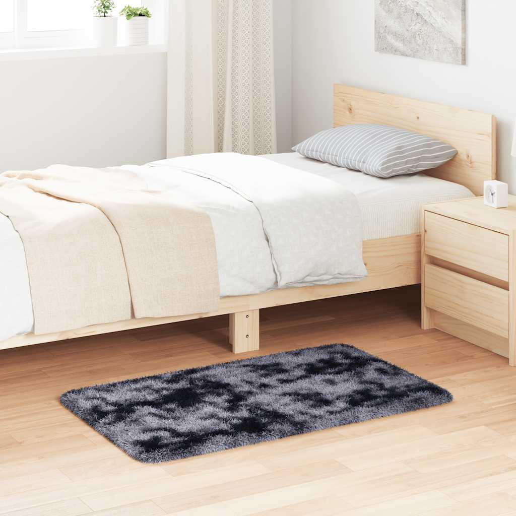 vidaXL Shaggy Rug High Pile NAVARRA Dark Grey 60x100 cm Polyester