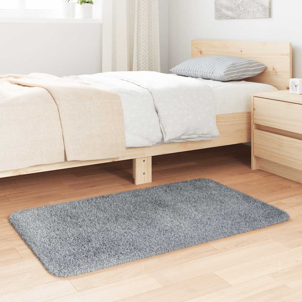 vidaXL Shaggy Rug High Pile NAVARRA Light Grey 60x100 cm Polyester