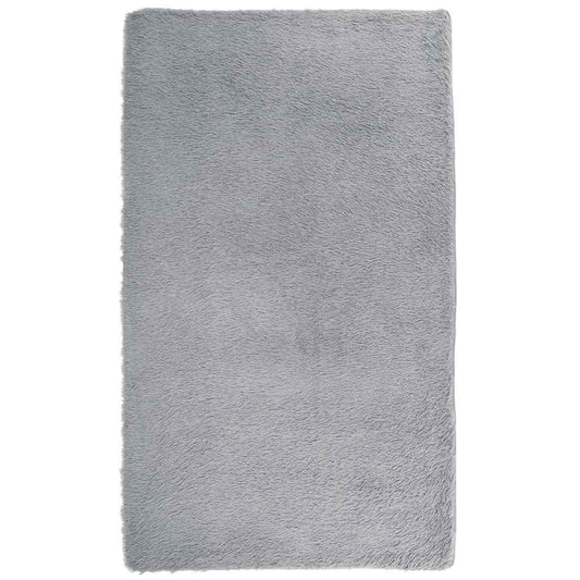 vidaXL Shaggy Rug High Pile NAVARRA Silver Grey 60x100 cm Polyester
