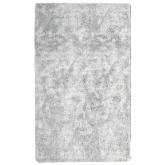 vidaXL Shaggy Rug High Pile NAVARRA Silver Grey 60x100 cm Polyester