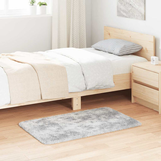 vidaXL Shaggy Rug High Pile NAVARRA Silver Grey 60x100 cm Polyester