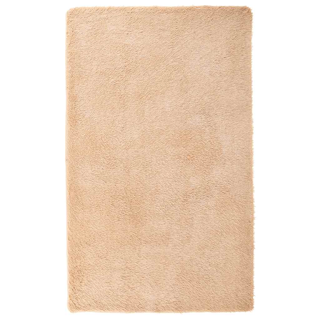 vidaXL Shaggy Rug High Pile NAVARRA Beige 80x150 cm Polyester