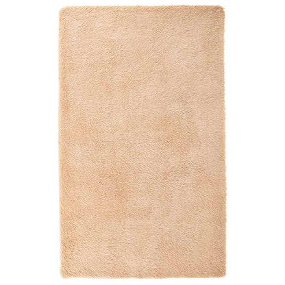 vidaXL Shaggy Rug High Pile NAVARRA Beige 80x150 cm Polyester