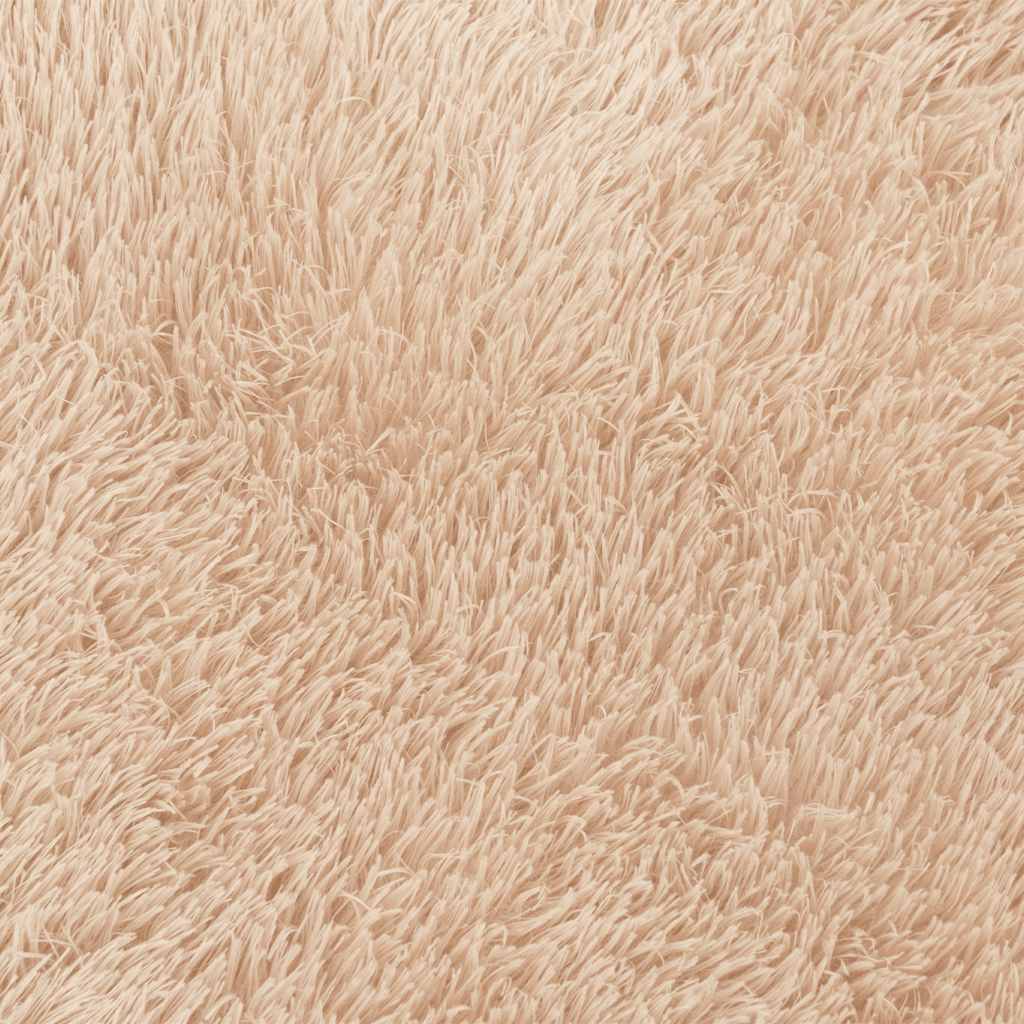 vidaXL Shaggy Rug High Pile NAVARRA Beige 80x150 cm Polyester