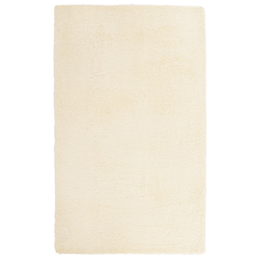 vidaXL Shaggy Rug High Pile NAVARRA Cream 80x150 cm Polyester