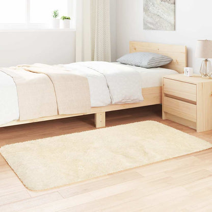 vidaXL Shaggy Rug High Pile NAVARRA Cream 80x150 cm Polyester