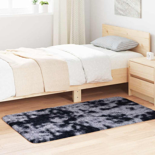 vidaXL Shaggy Rug High Pile NAVARRA Dark Grey 80x150 cm Polyester