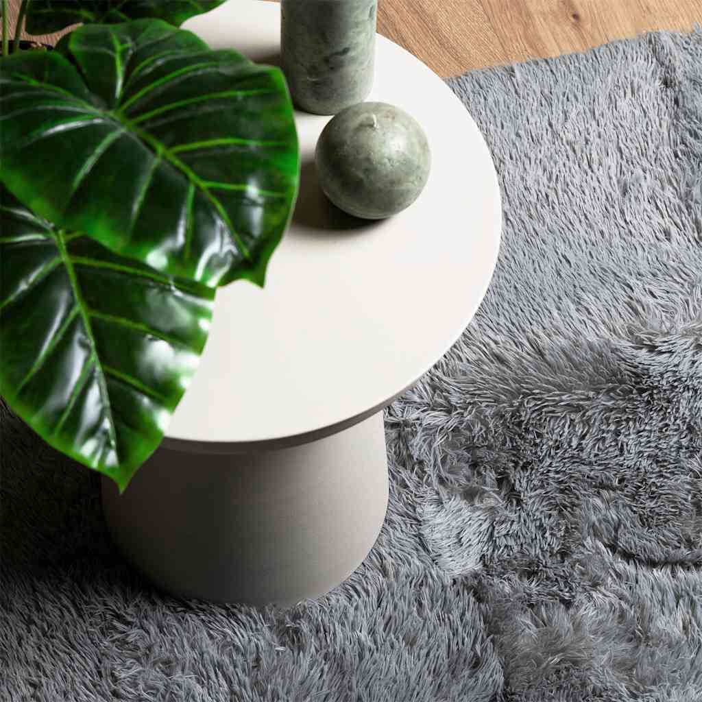 vidaXL Shaggy Rug High Pile NAVARRA Light Grey 80x150 cm Polyester