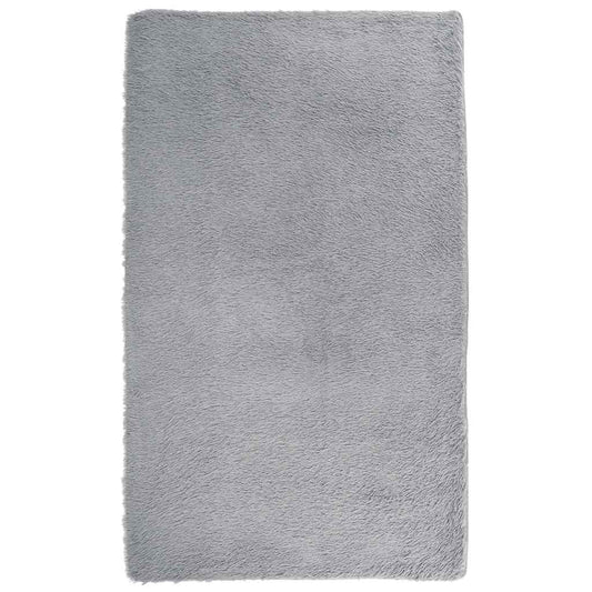vidaXL Shaggy Rug High Pile NAVARRA Silver Grey 80x150 cm Polyester