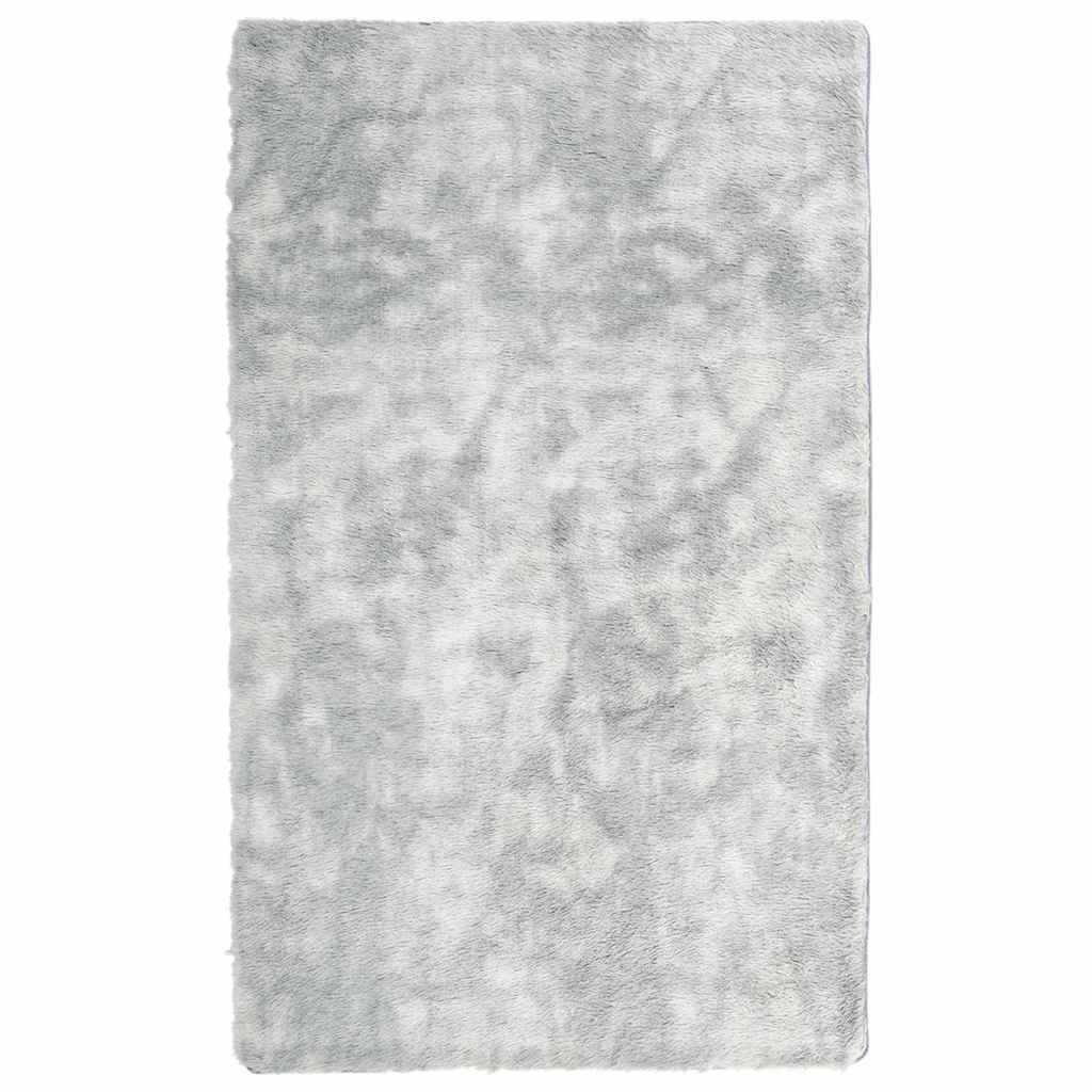 vidaXL Shaggy Rug High Pile NAVARRA Silver Grey 80x150 cm Polyester