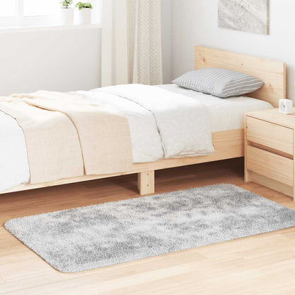 vidaXL Shaggy Rug High Pile NAVARRA Silver Grey 80x150 cm Polyester