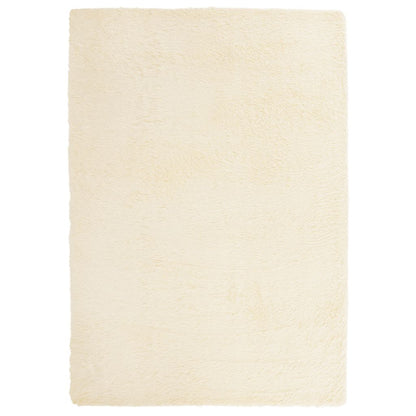 vidaXL Shaggy Rug High Pile NAVARRA Cream 120x170 cm Polyester