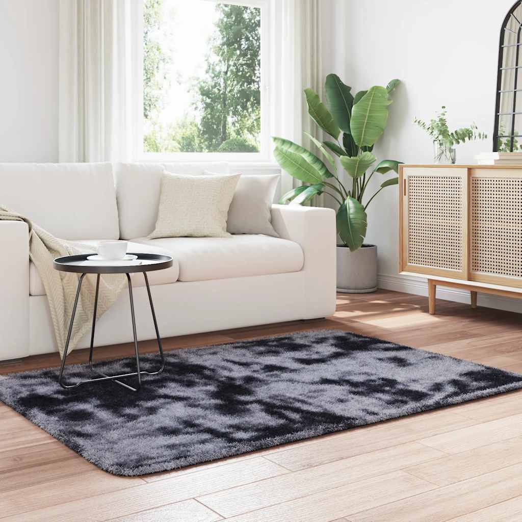 vidaXL Shaggy Rug High Pile NAVARRA Dark Grey 120x170 cm Polyester