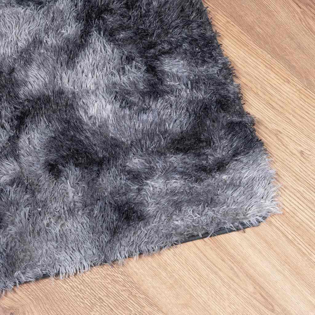 vidaXL Shaggy Rug High Pile NAVARRA Dark Grey 120x170 cm Polyester