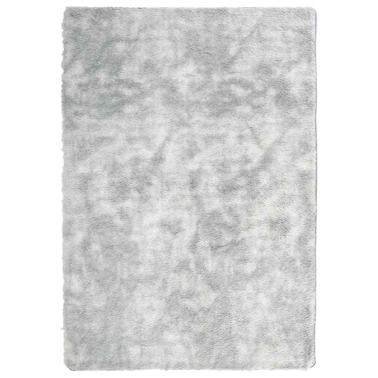 vidaXL Shaggy Rug High Pile NAVARRA Light Grey 120x170 cm Polyester