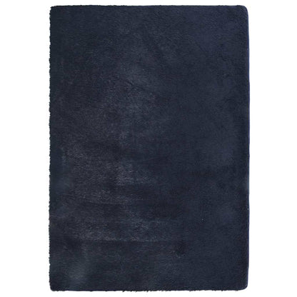 vidaXL Shaggy Rug High Pile NAVARRA Navy 120x170 cm Polyester