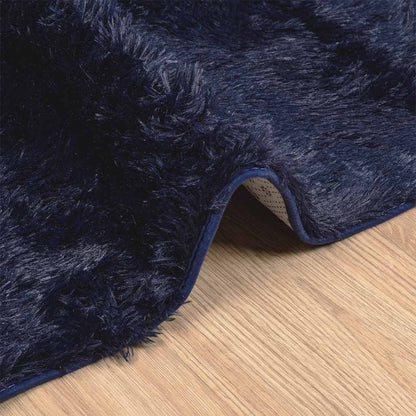 vidaXL Shaggy Rug High Pile NAVARRA Navy 120x170 cm Polyester