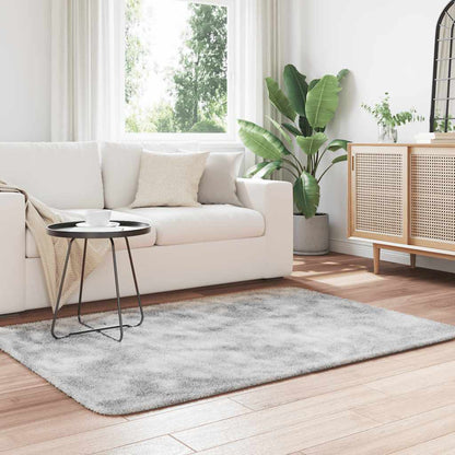 vidaXL Shaggy Rug High Pile NAVARRA Silver Grey 120x170 cm Polyester
