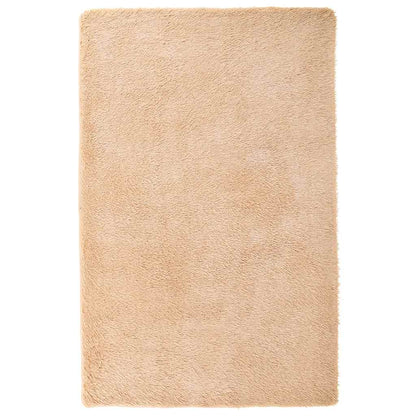 vidaXL Shaggy Rug High Pile NAVARRA Beige 130x200 cm Polyester
