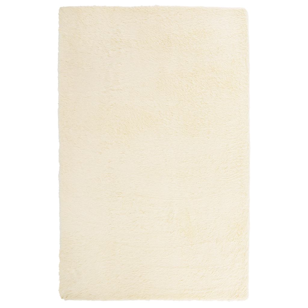 vidaXL Shaggy Rug High Pile NAVARRA Cream 130x200 cm Polyester