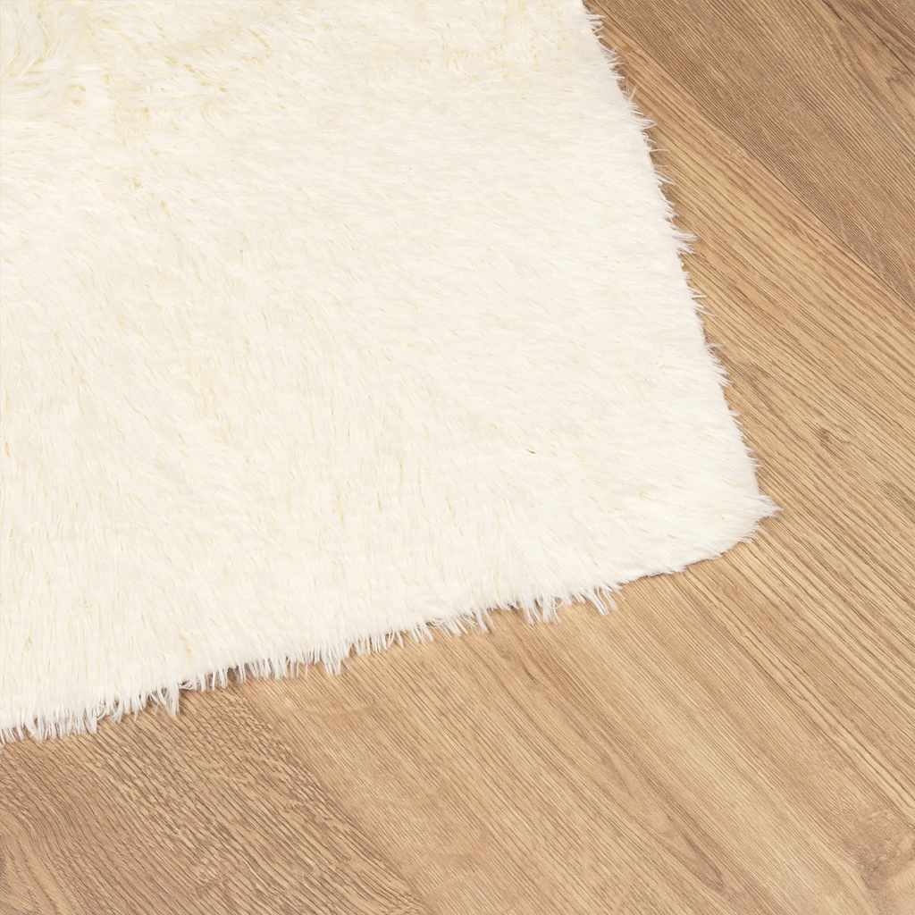 vidaXL Shaggy Rug High Pile NAVARRA Cream 130x200 cm Polyester